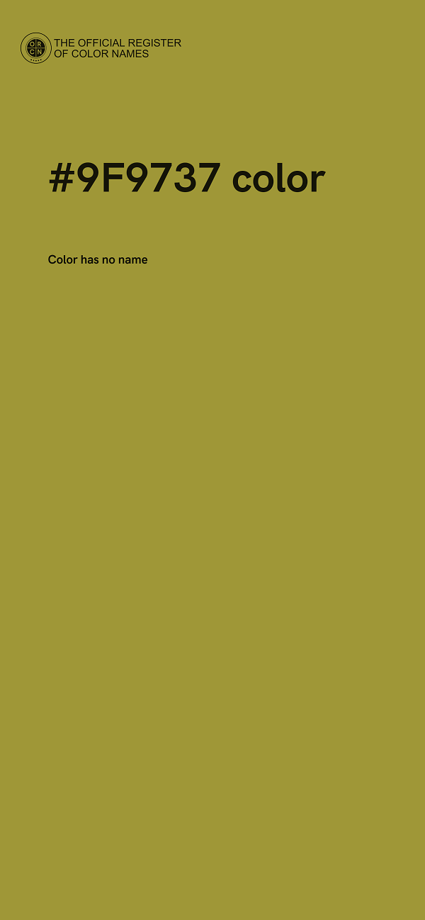 #9F9737 color image