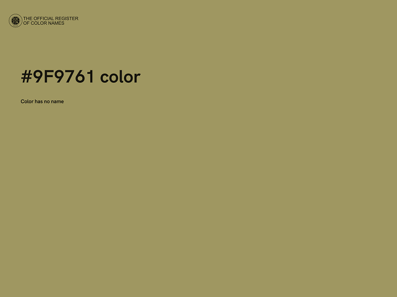 #9F9761 color image