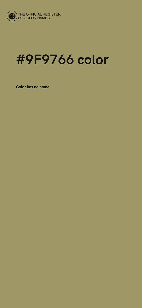 #9F9766 color image