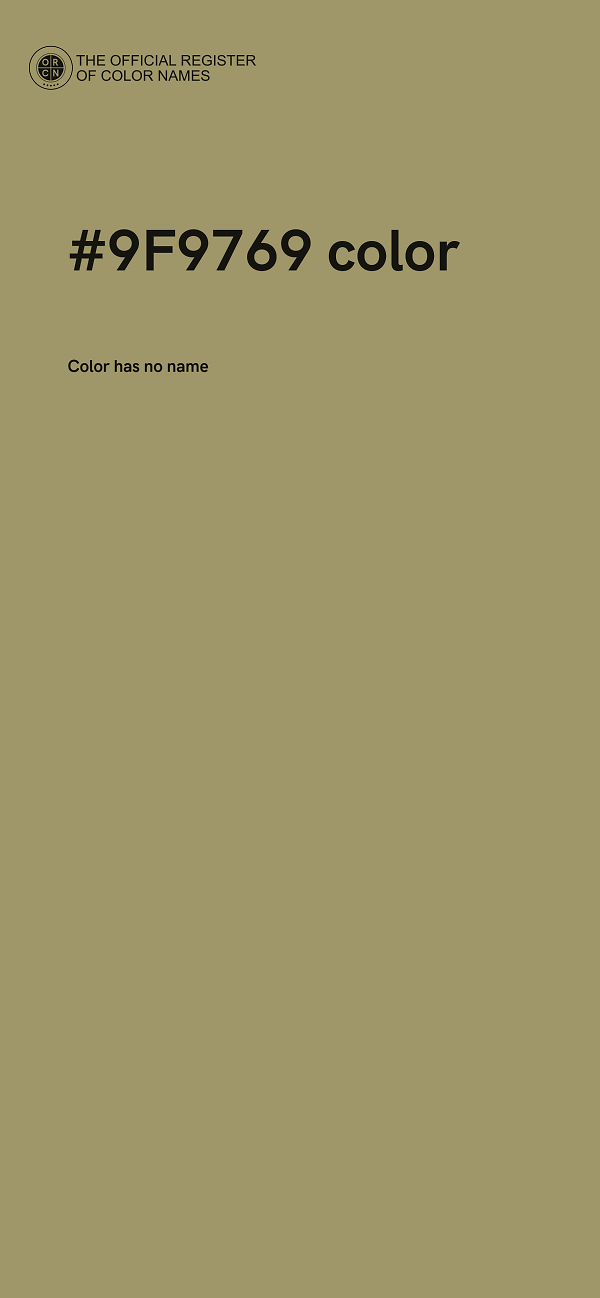 #9F9769 color image