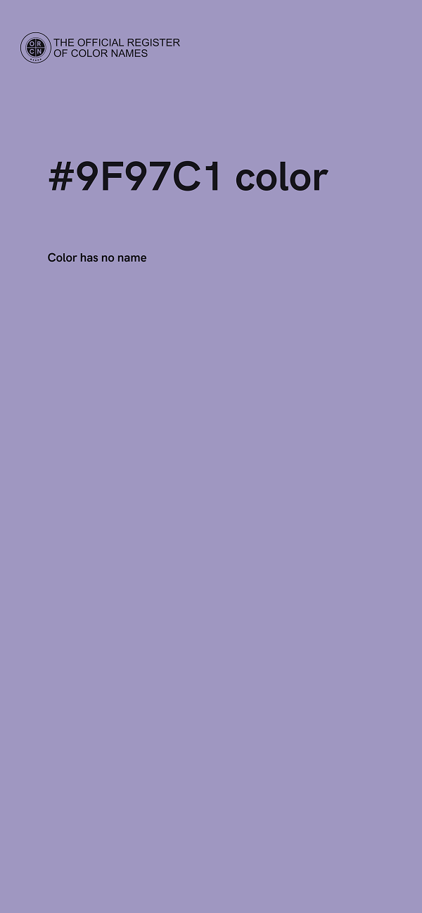 #9F97C1 color image