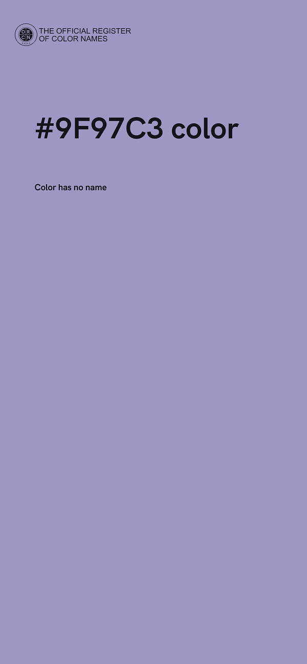#9F97C3 color image