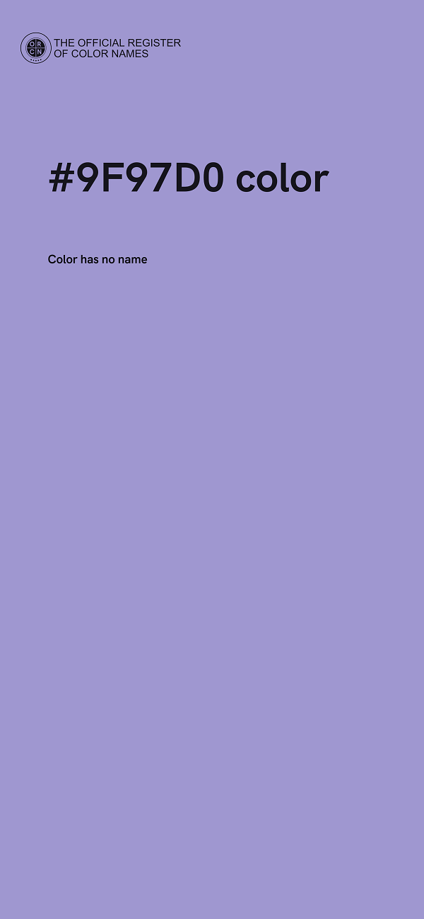 #9F97D0 color image