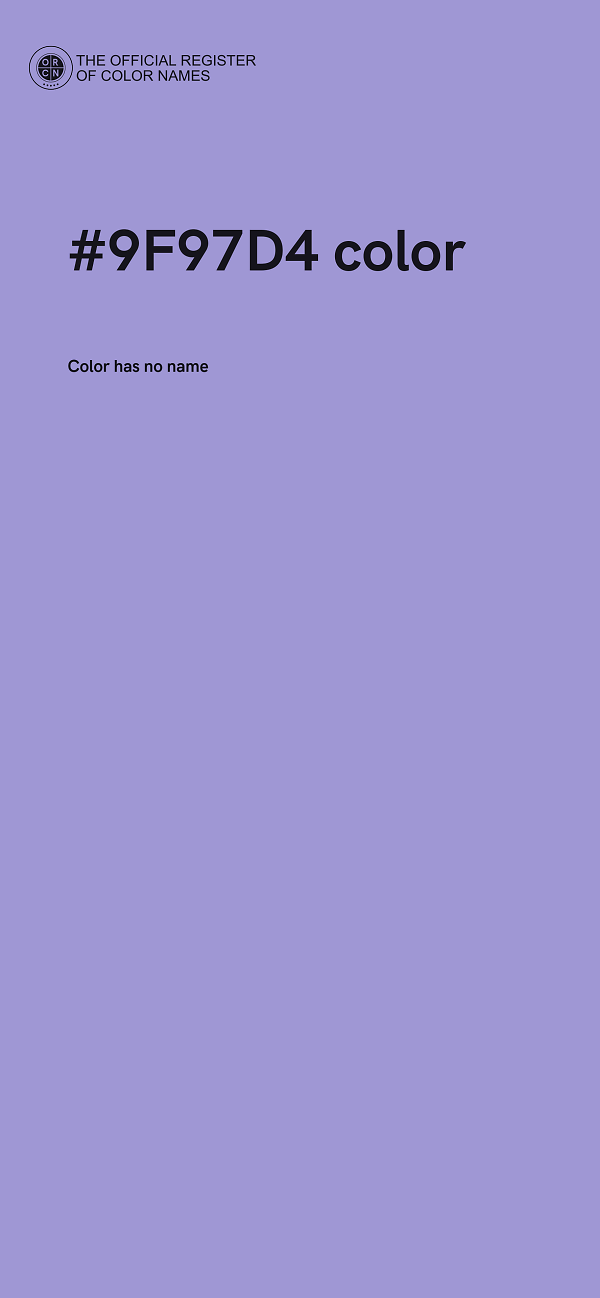 #9F97D4 color image