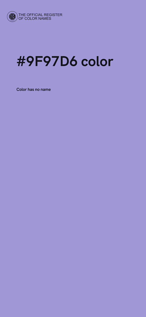 #9F97D6 color image