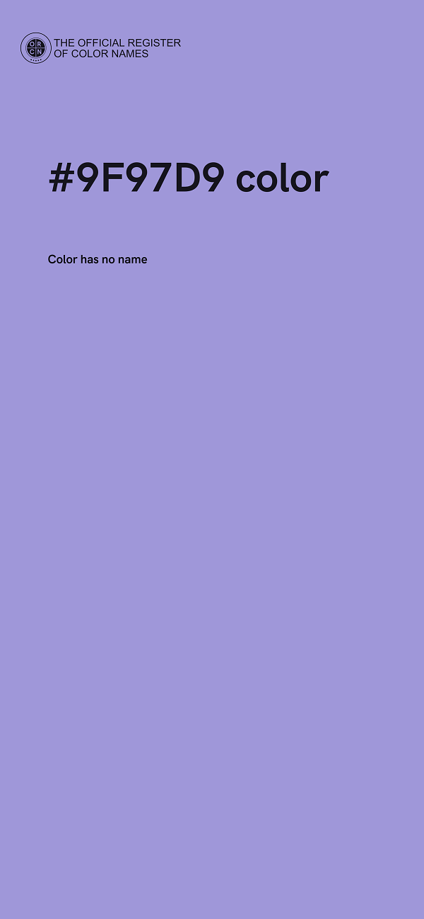 #9F97D9 color image
