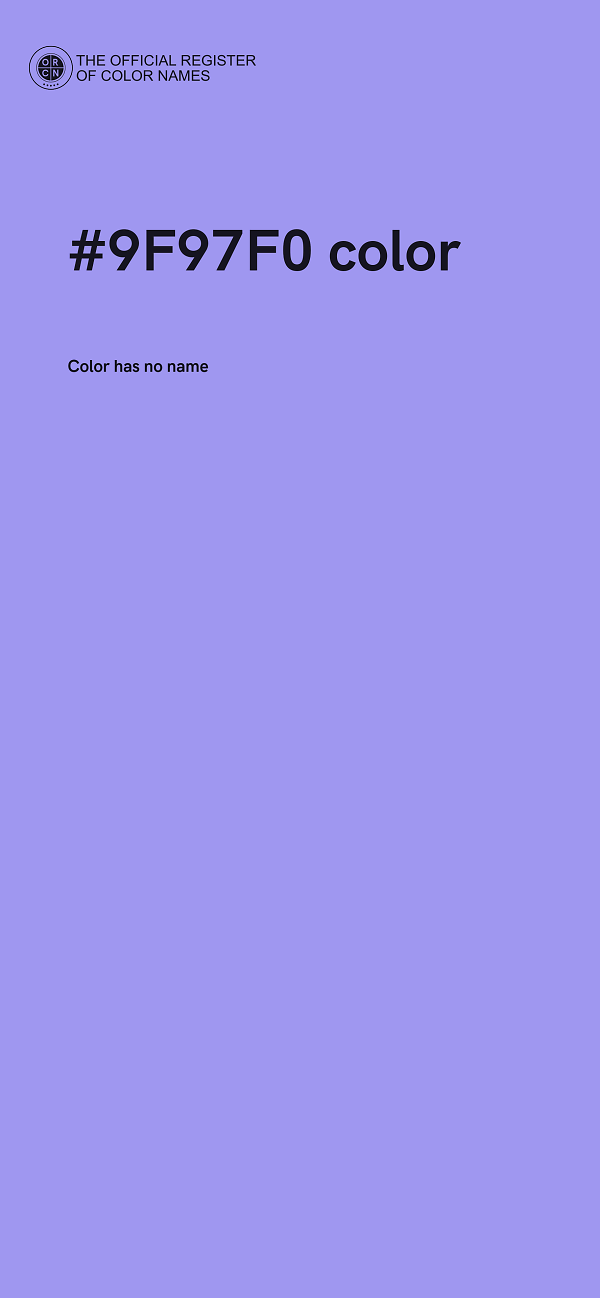 #9F97F0 color image
