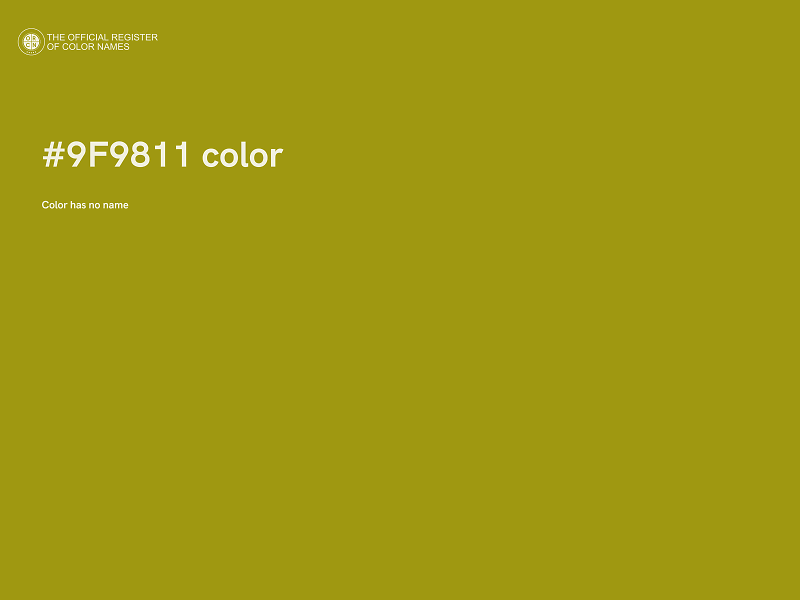 #9F9811 color image