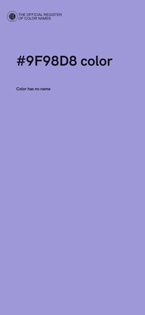 #9F98D8 color image