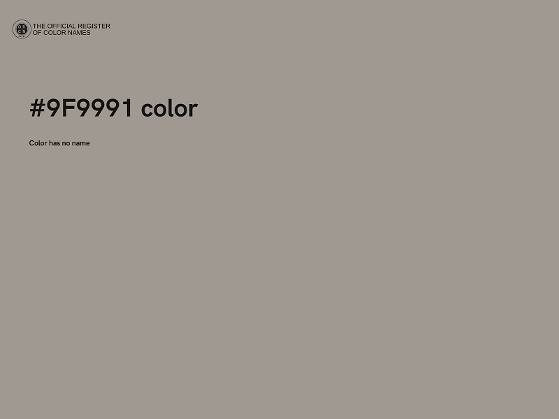 #9F9991 color image