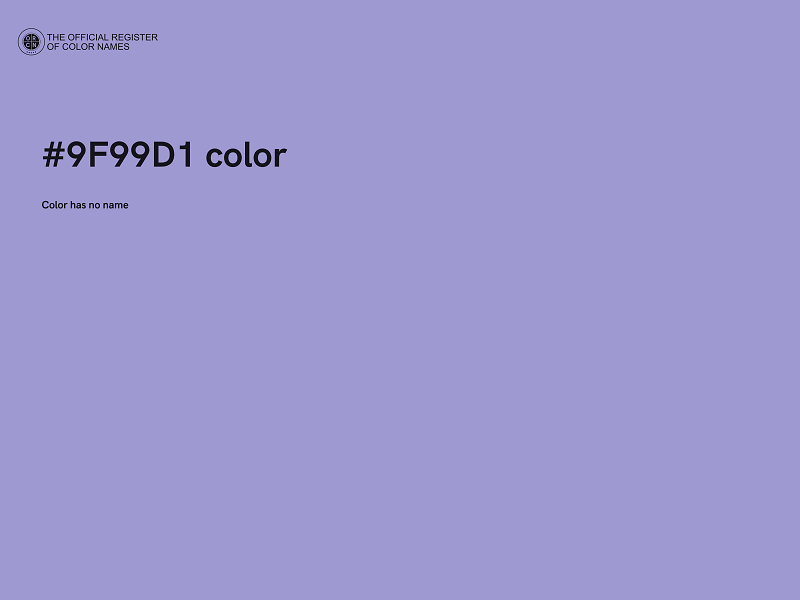 #9F99D1 color image