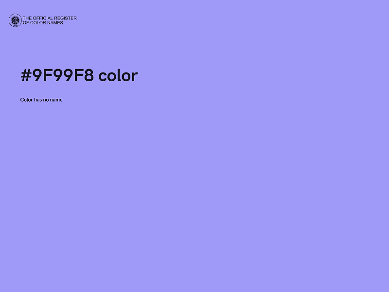 #9F99F8 color image