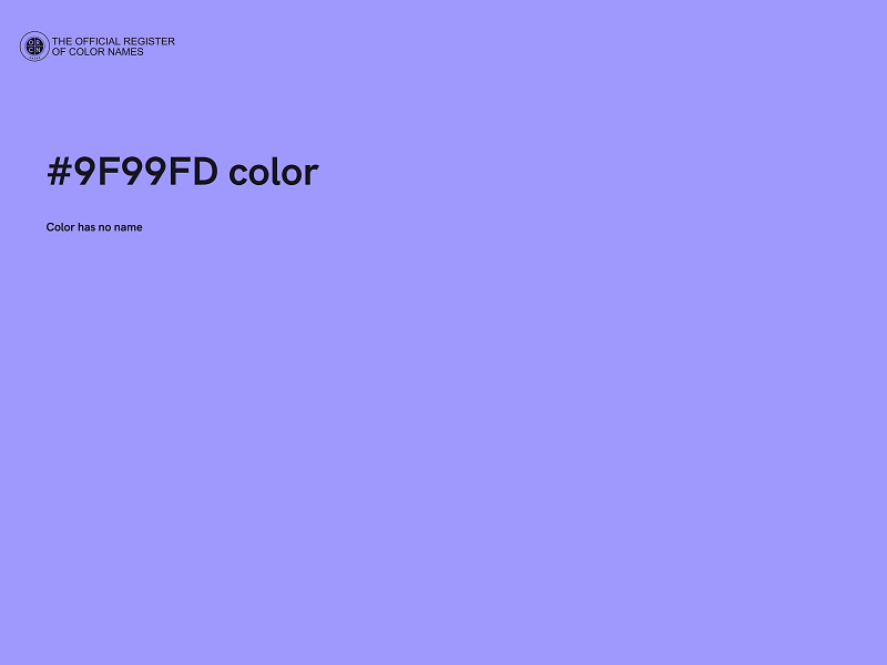 #9F99FD color image