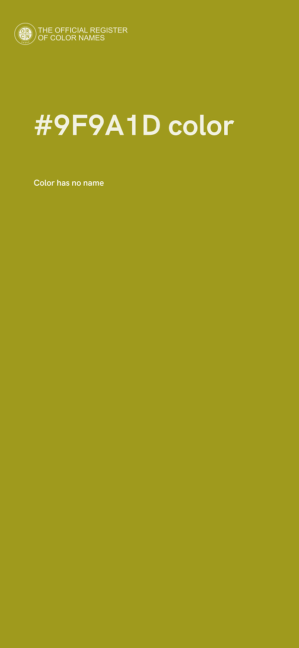 #9F9A1D color image