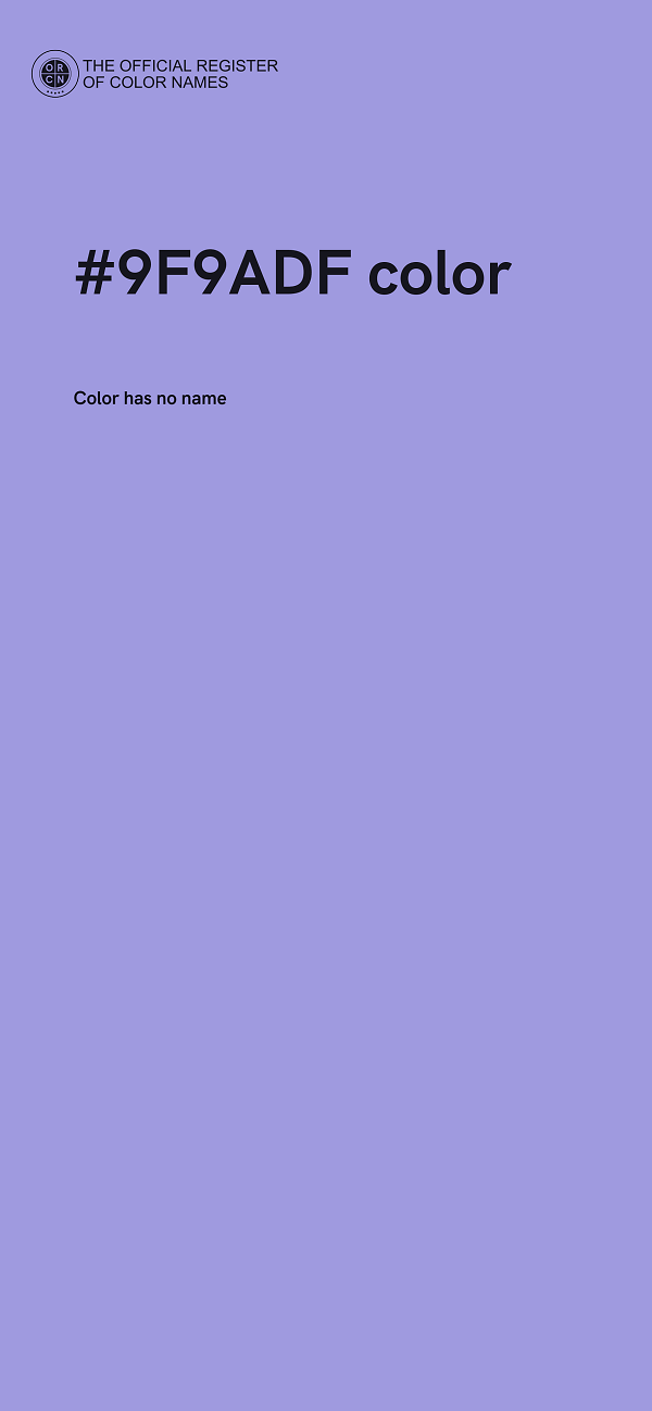 #9F9ADF color image