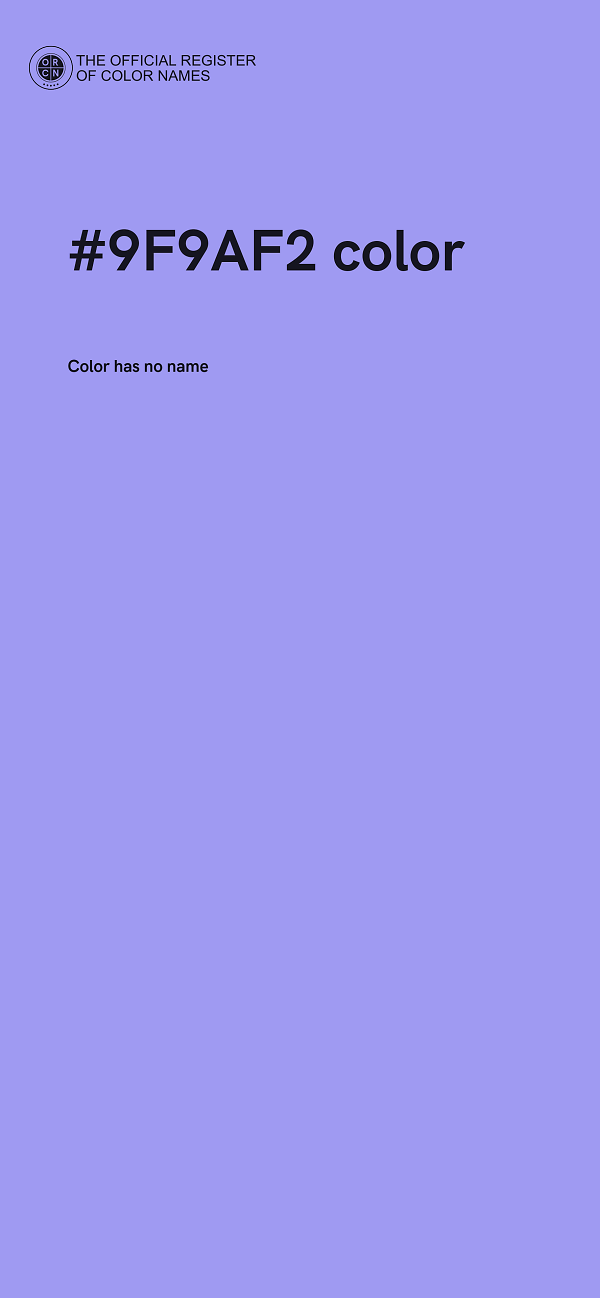 #9F9AF2 color image