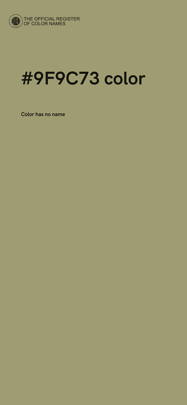 #9F9C73 color image