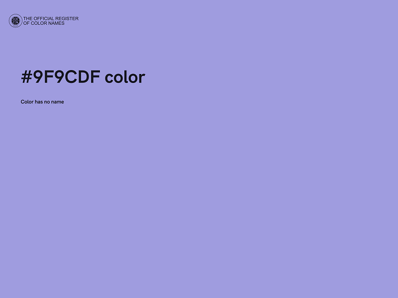 #9F9CDF color image