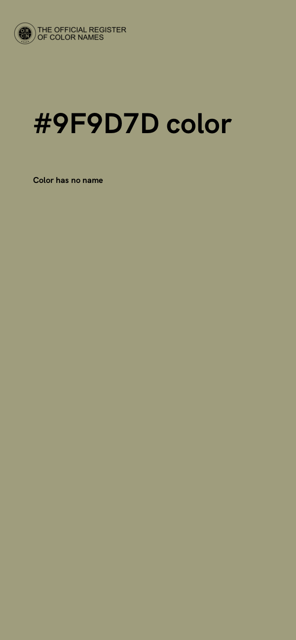 #9F9D7D color image