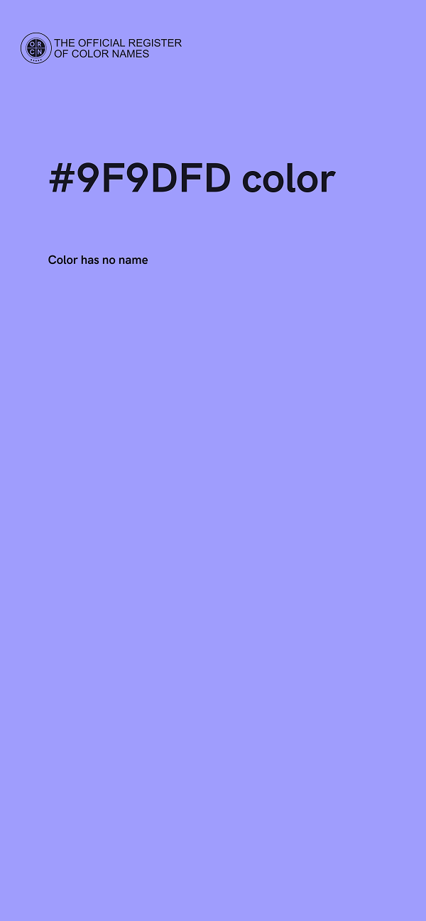 #9F9DFD color image