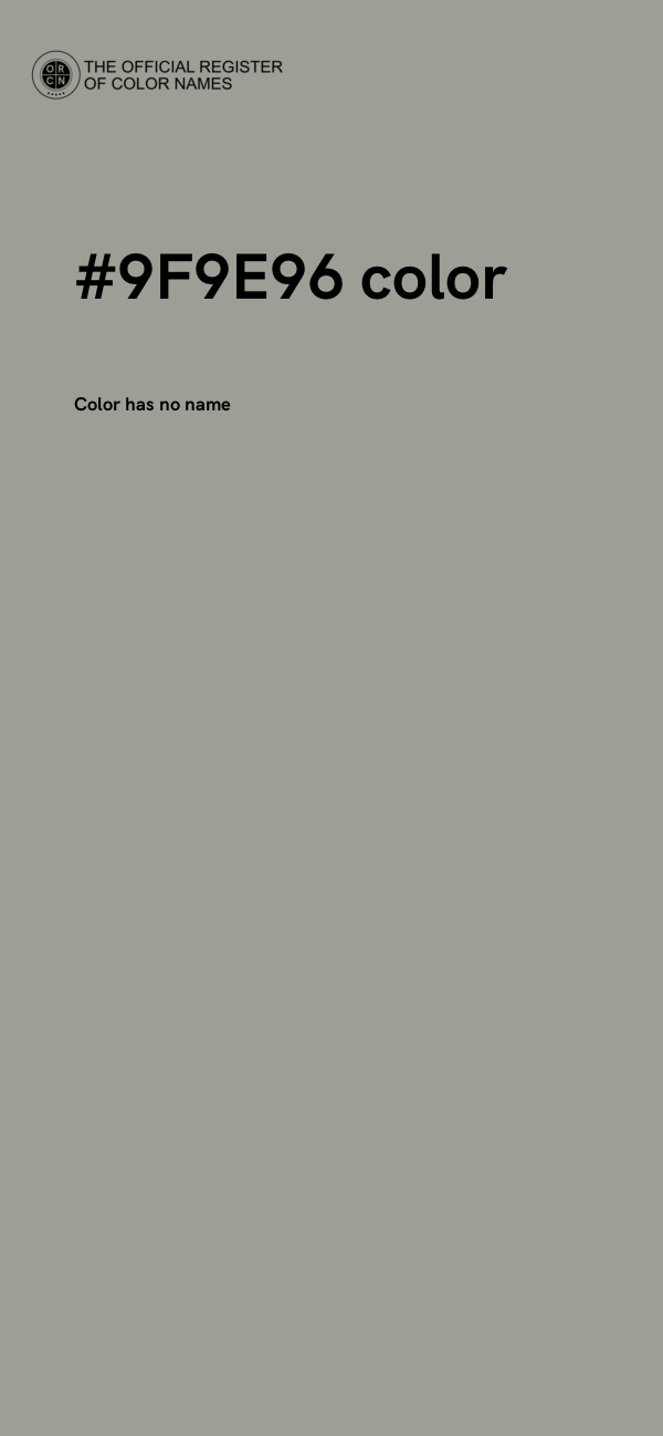 #9F9E96 color image