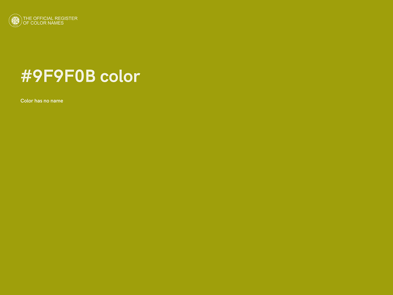 #9F9F0B color image