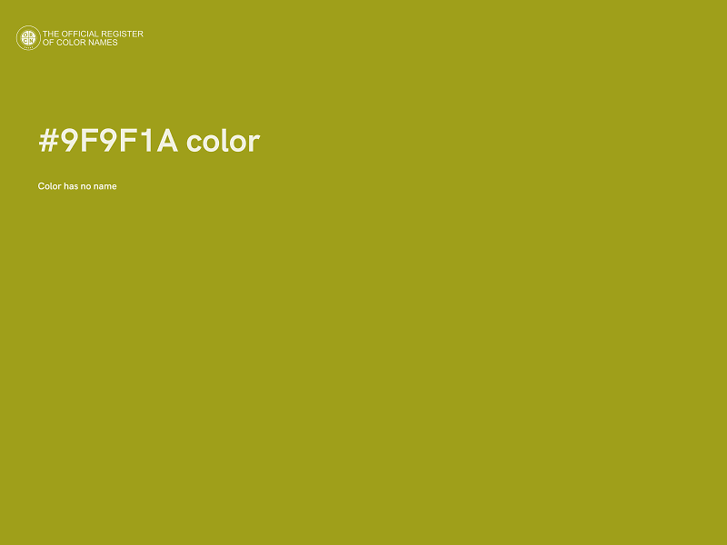 #9F9F1A color image