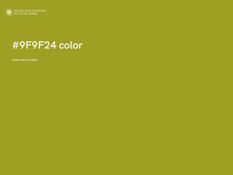 #9F9F24 color image