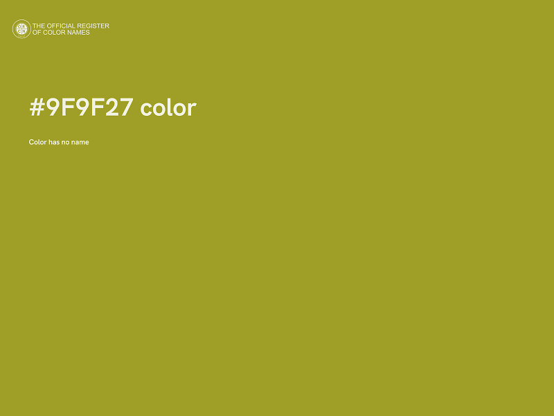 #9F9F27 color image