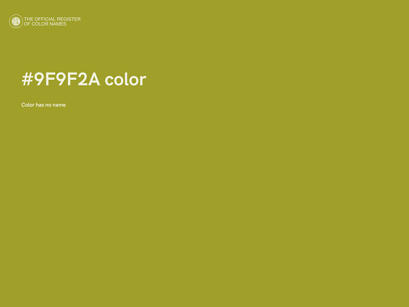 #9F9F2A color image