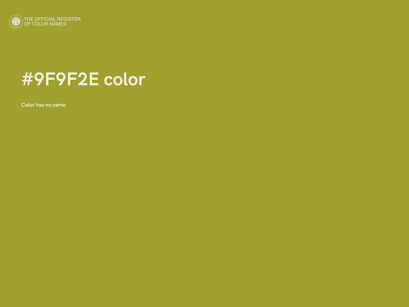 #9F9F2E color image