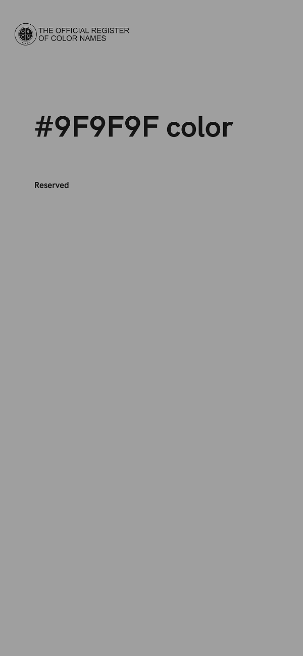 #9F9F9F color image