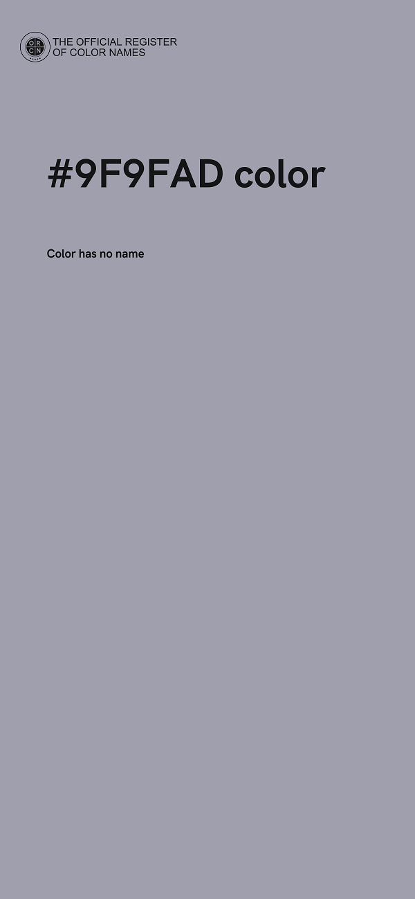 #9F9FAD color image