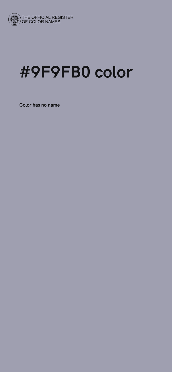 #9F9FB0 color image