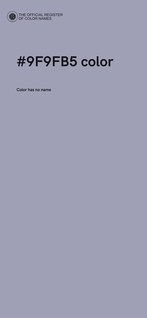 #9F9FB5 color image