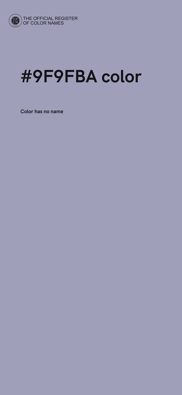#9F9FBA color image