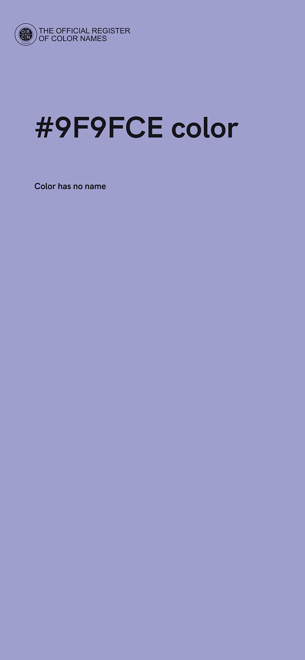 #9F9FCE color image