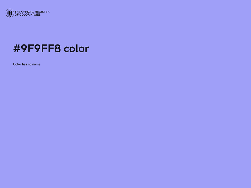 #9F9FF8 color image