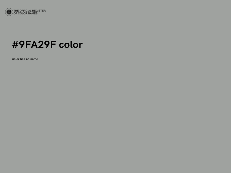 #9FA29F color image