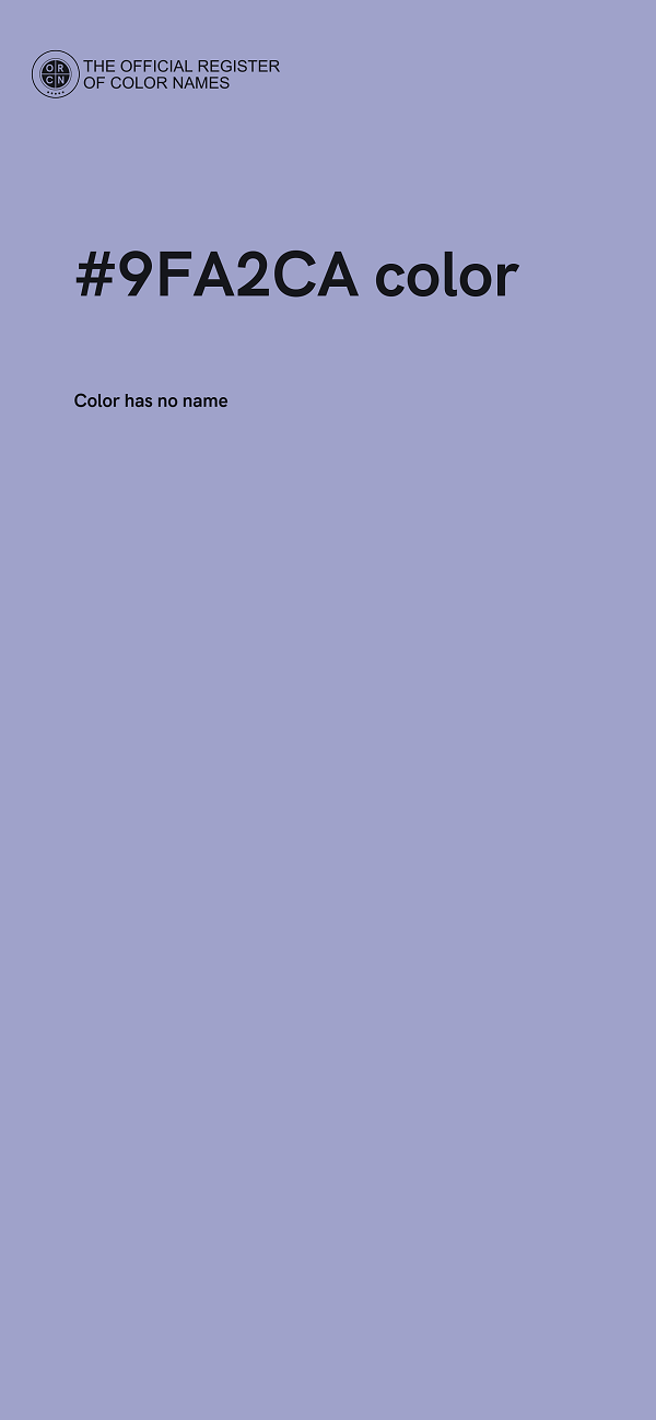 #9FA2CA color image