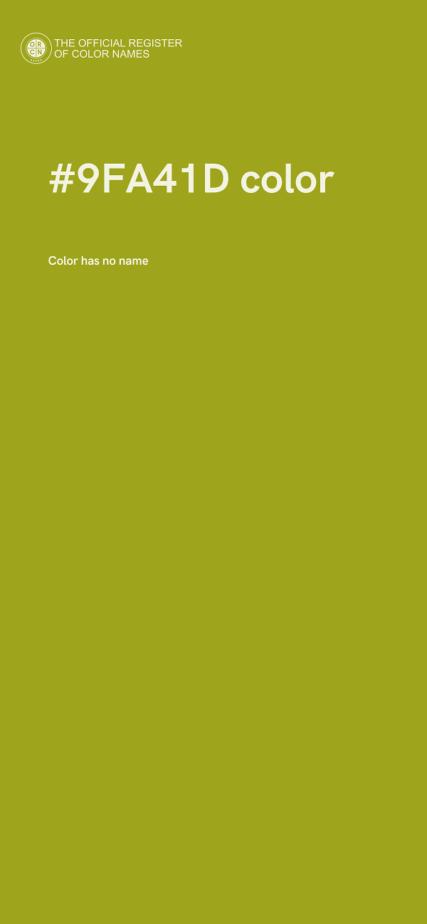 #9FA41D color image