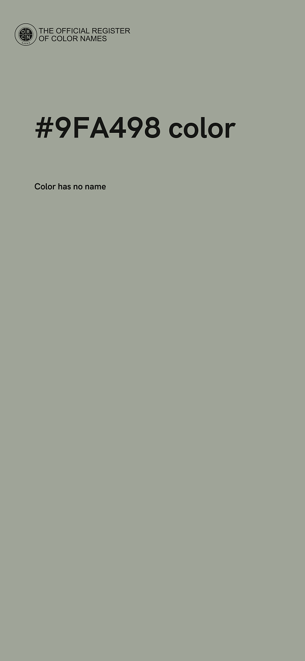 #9FA498 color image