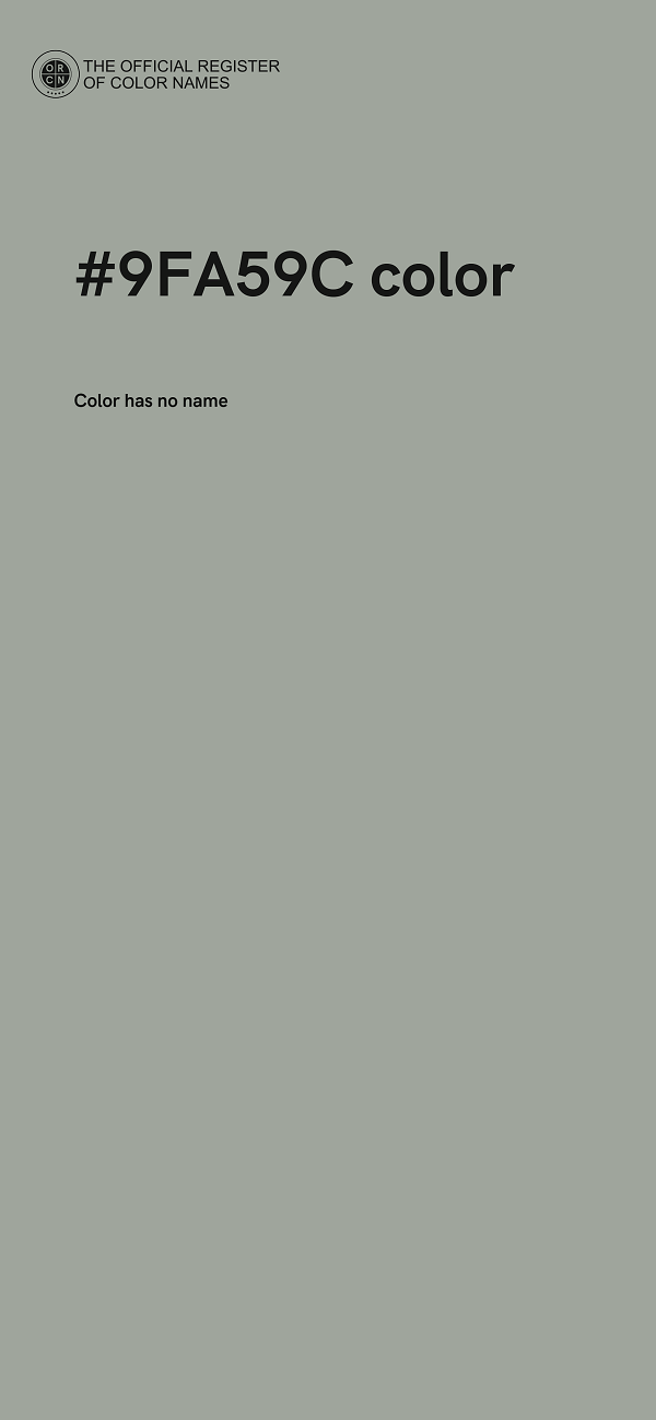 #9FA59C color image