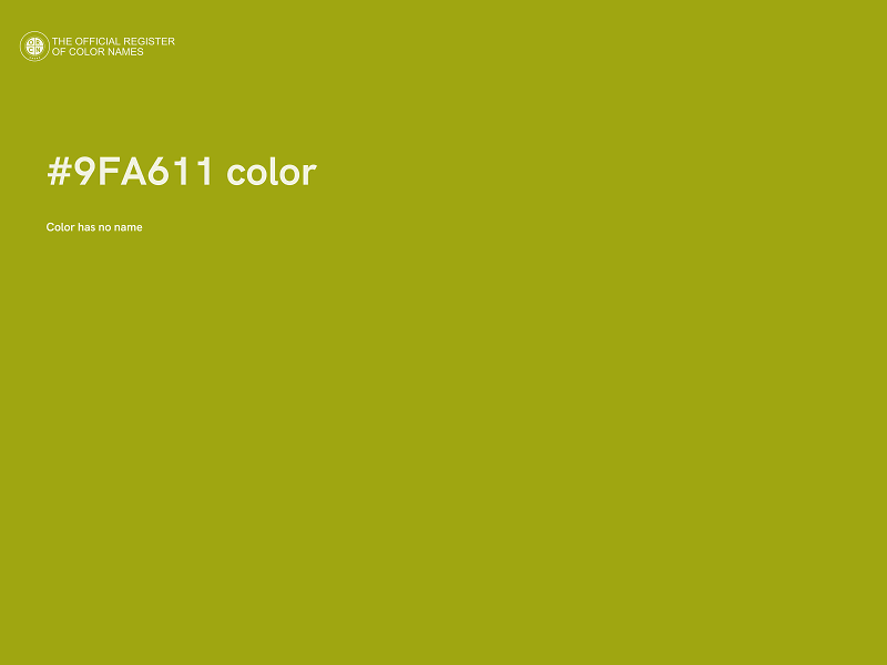 #9FA611 color image