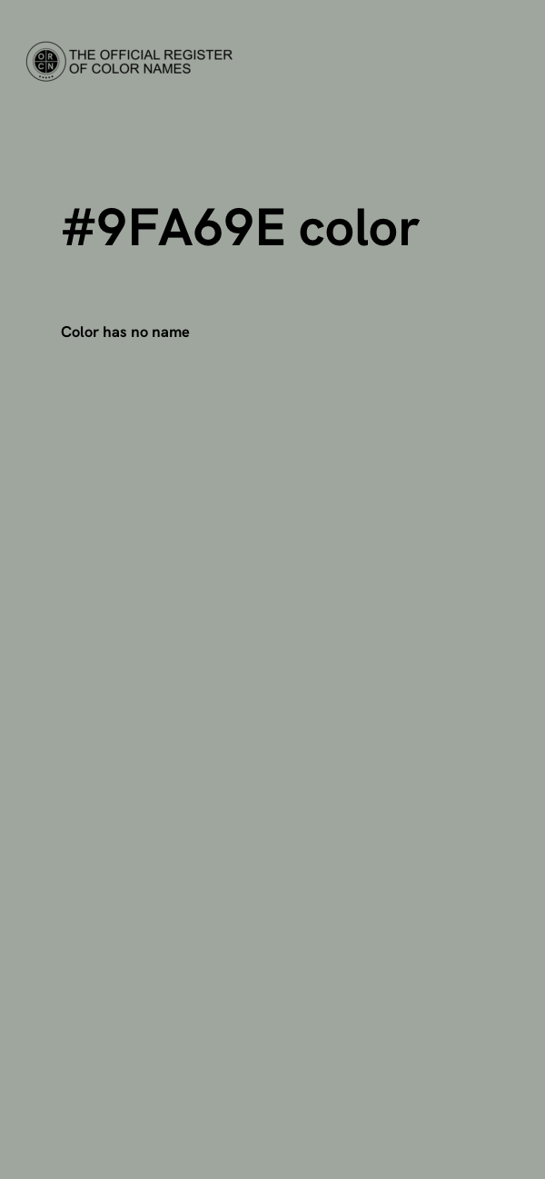 #9FA69E color image