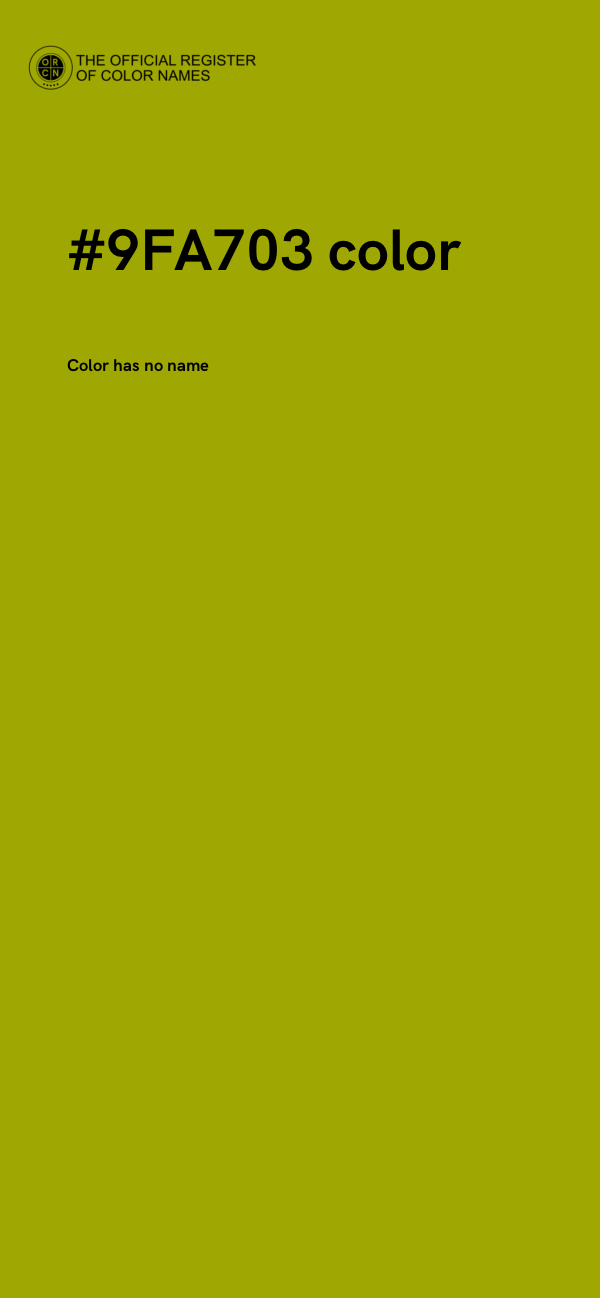#9FA703 color image
