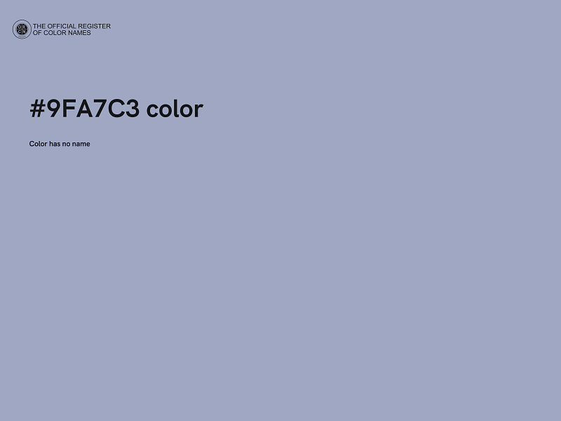 #9FA7C3 color image