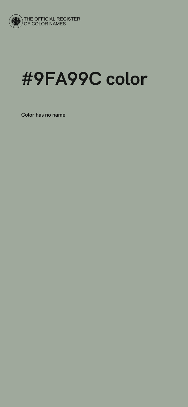 #9FA99C color image
