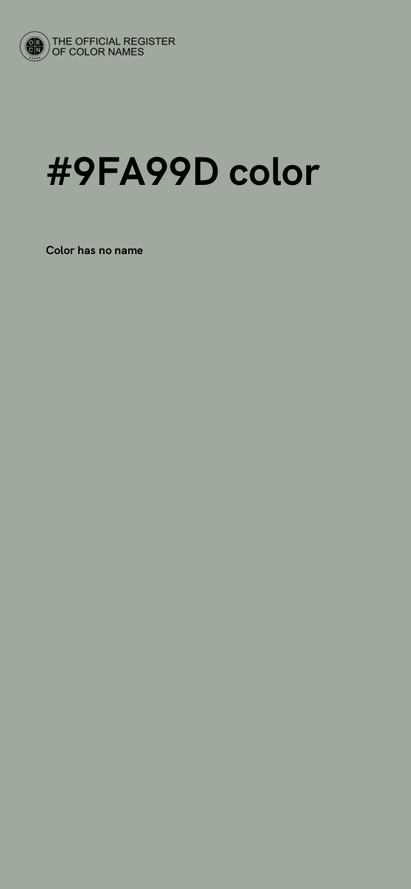 #9FA99D color image