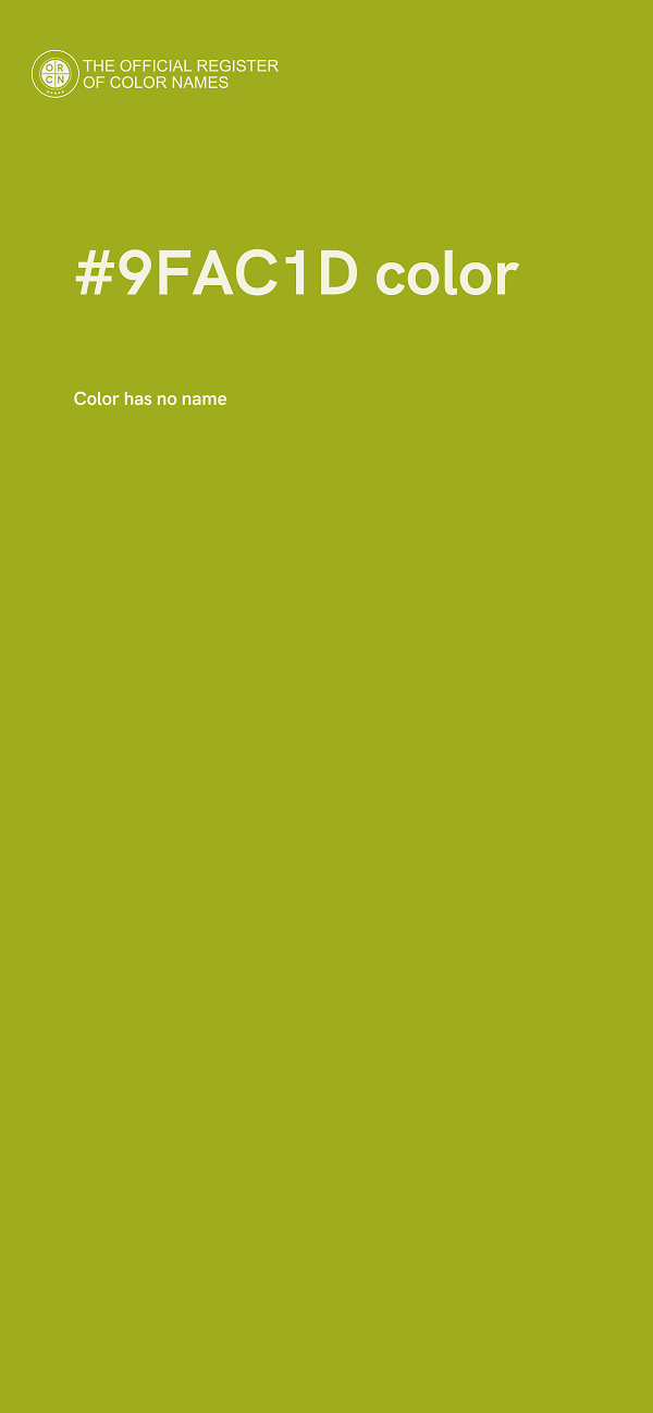 #9FAC1D color image